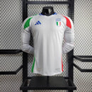 CAMISOLA MANGA LONGA DA ITALIA 24/25 BRANCO