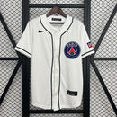 CAMISOLA DE BASEBOL DO PSG 25/26 BRANCO